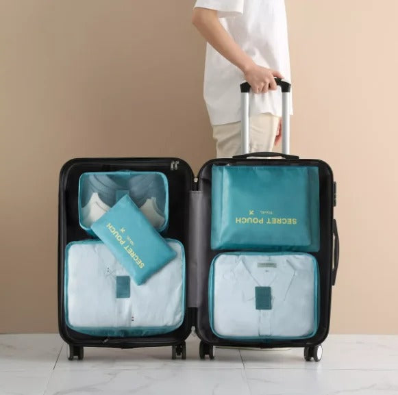 Kit 6 Necessaire Organizadora de Bagagem para Viagem - Promoção Relâmpago [Pague 4 Leve 6] - Kaype Store