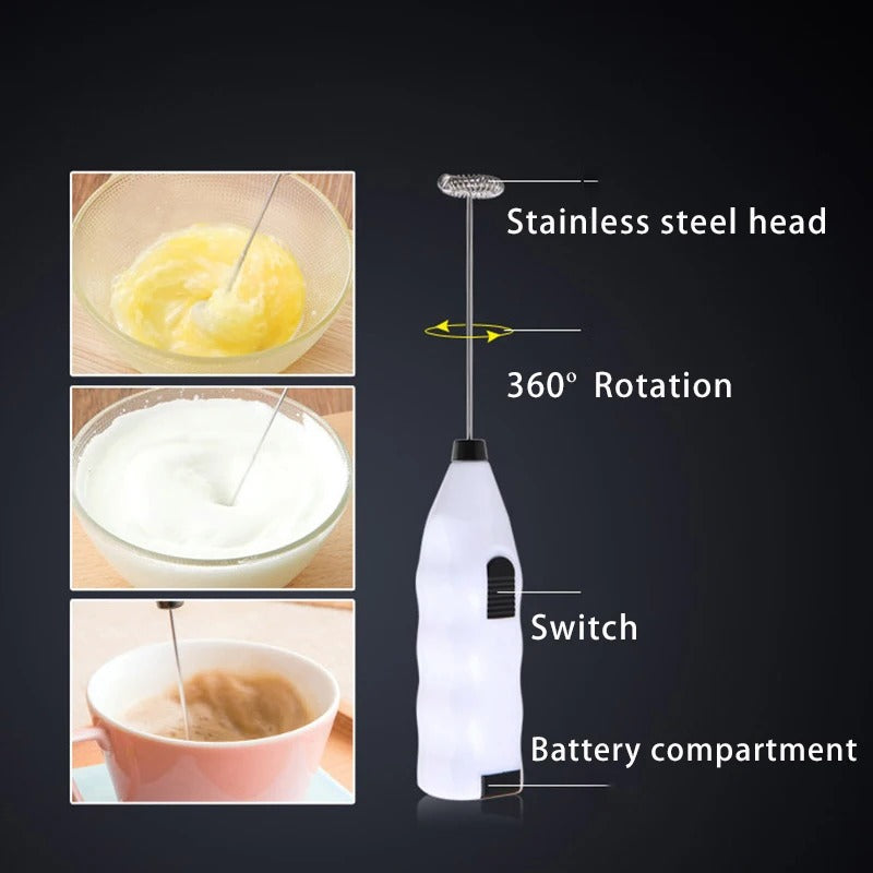 Mini Mixer Misturador De Bebidas Portátil Elétrico A Pilha - Kaype Store
