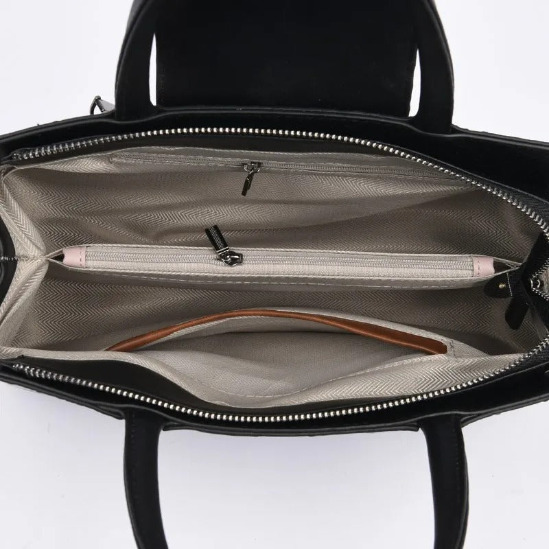 Bolsa Feminina de Couro Floral - Moiza - Kaype Store