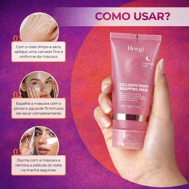 Máscara de Colágeno Noturna Koreana  -  KaypeCollagen