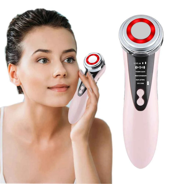 Massageador Facial 5 em 1 - THERAPro Fototerapia Facial: Rejuvenesça Sua Pele em Minutos