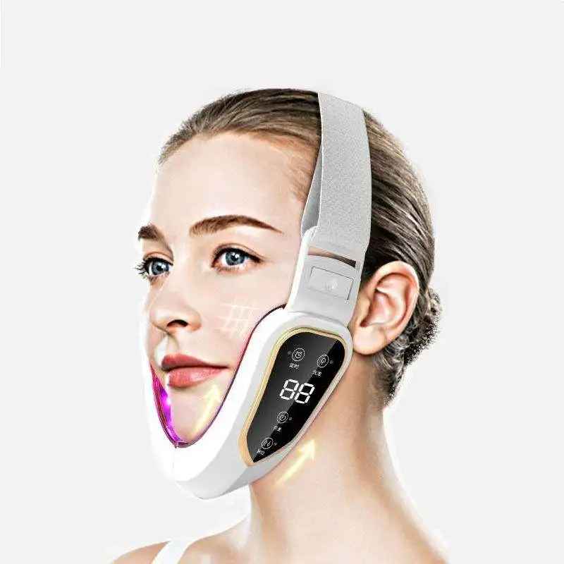Massageador Facial para Queima de Gordura - Cromoterapia e Massageador - Adeus Papadas e Flacidez | Kaype Store