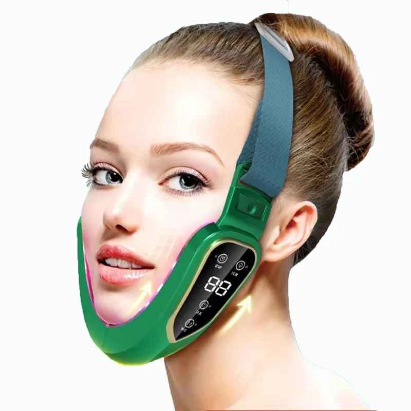Massageador Facial para Queima de Gordura - Cromoterapia e Massageador - Adeus Papadas e Flacidez | Kaype Store