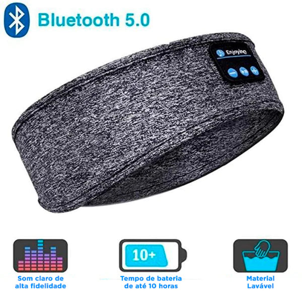 Fones de ouvido Bluetooth Com Bloqueio de Luz e Ruídos | SleepTech - Kaype Store
