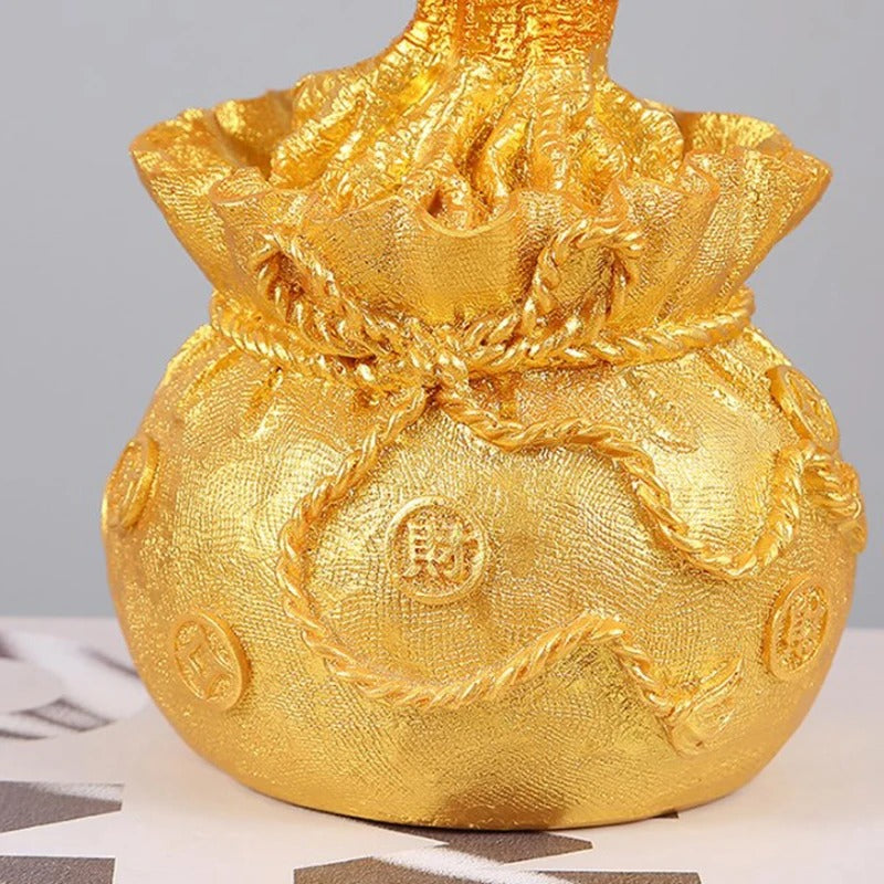 Árvore da Sorte para Riqueza e Prosperidade - Dourada - Kaype Store