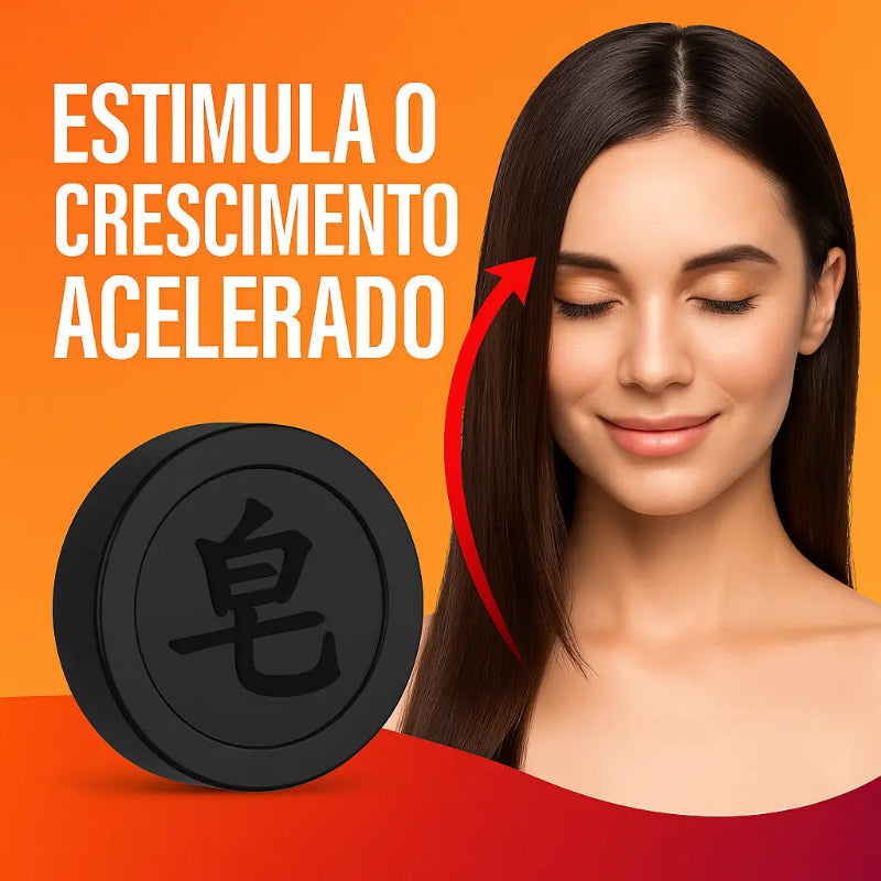 Shampoo Coreano em Barra para Queda de Cabelo - BlackHair | Kaype Store