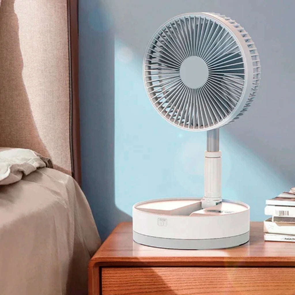 Ventilador Portátil Dobrável USB Recarregável 4 Velocidades | Kaype Store
