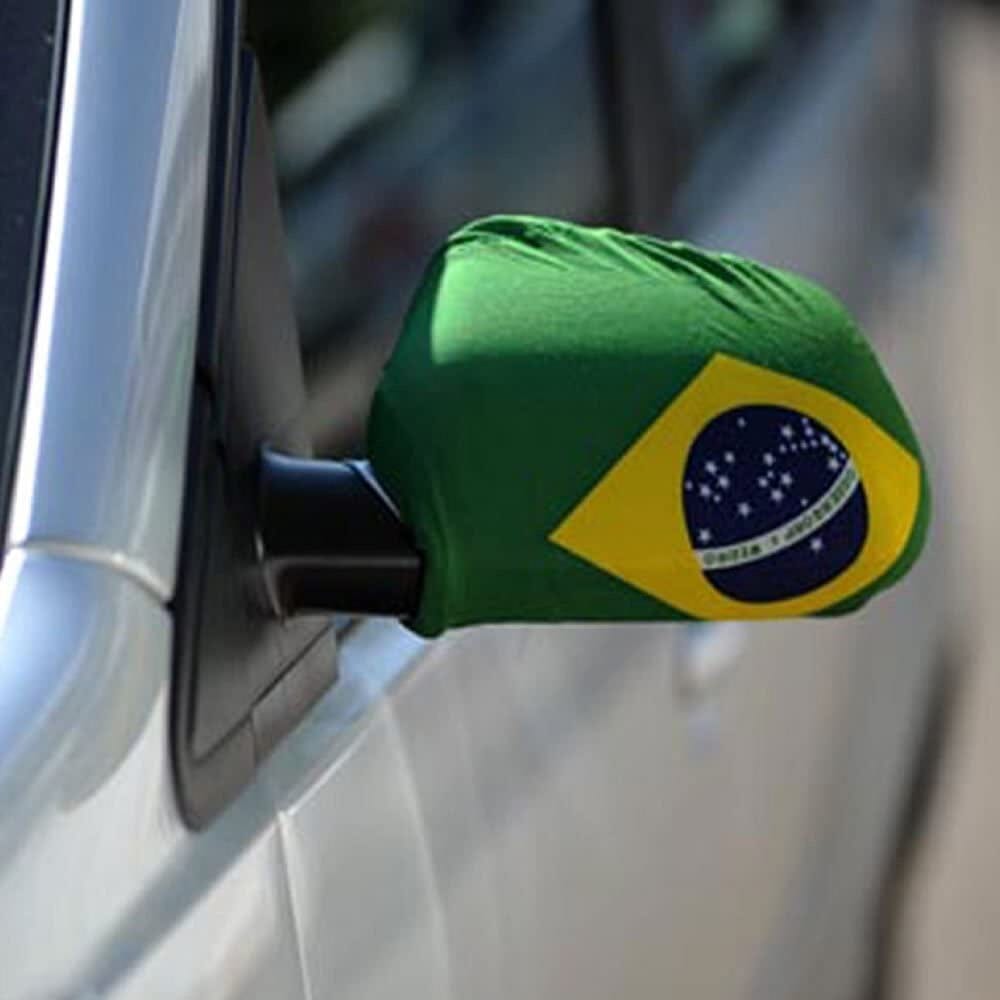 2 Capas de Retrovisor do Brasil - Qualidade Premium COPA013 Kaypestore 