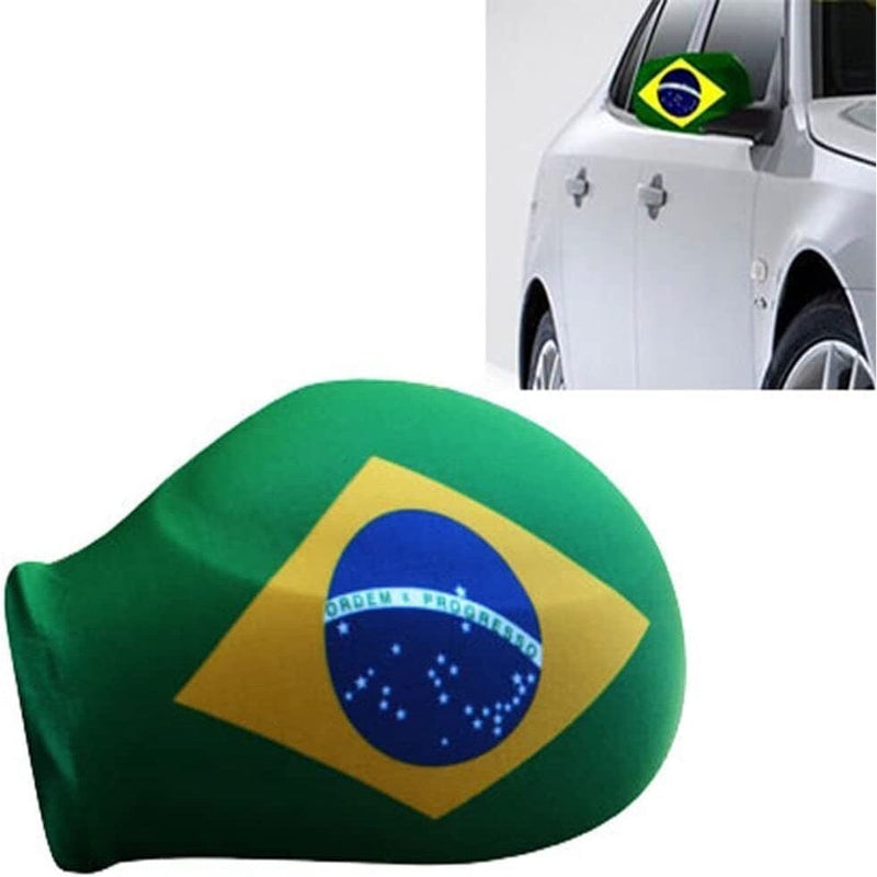 2 Capas de Retrovisor do Brasil - Qualidade Premium COPA013 Kaypestore 