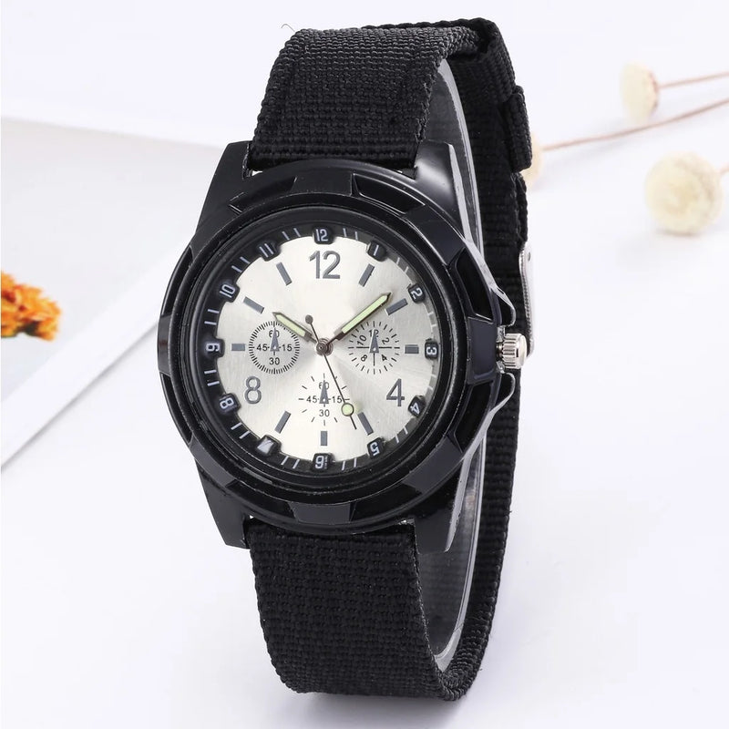 Relógio Masculino de Nylon - Strap Militar