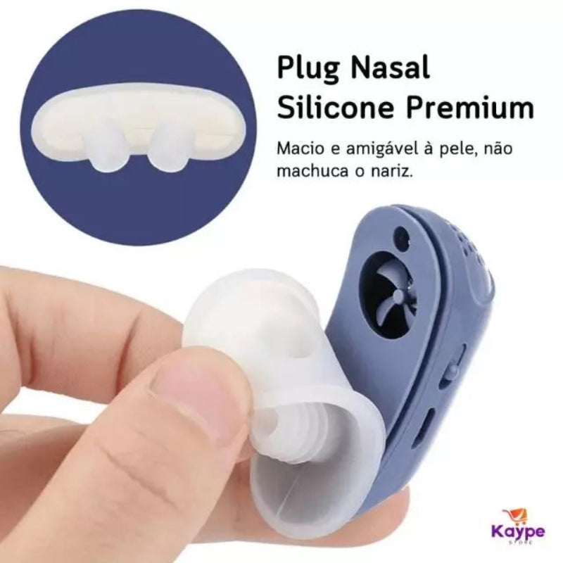 Anti Ronco Eletrônico Micro-CPAP - Sem tubo, Sem Máscara e Sem fios - SleepGuardian SA021 Kaypestore 