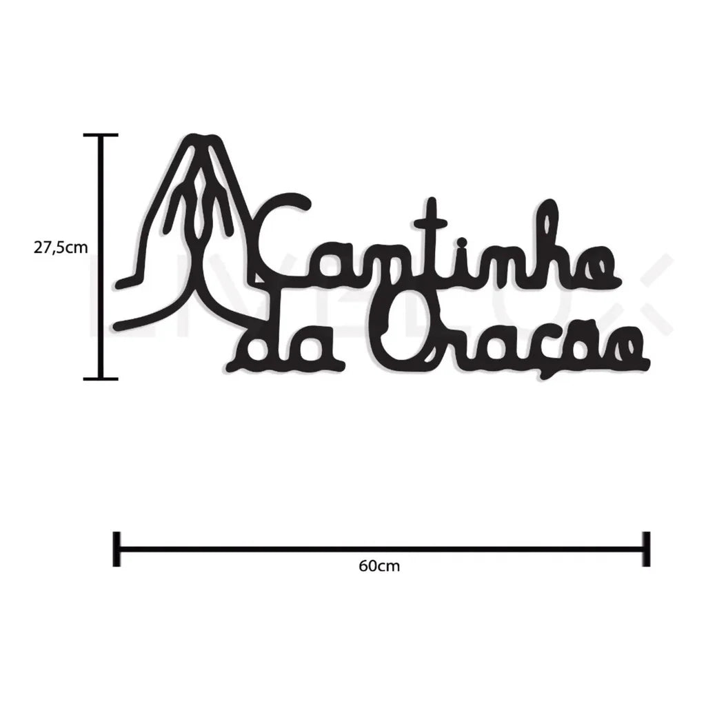 Aplique de Parede - Cantinho da Oração Kaypestore 
