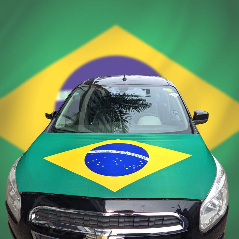 Bandeira para Capô de Carro Brasil COPA009 Kaypestore Bandeira para o Capô do Carro 