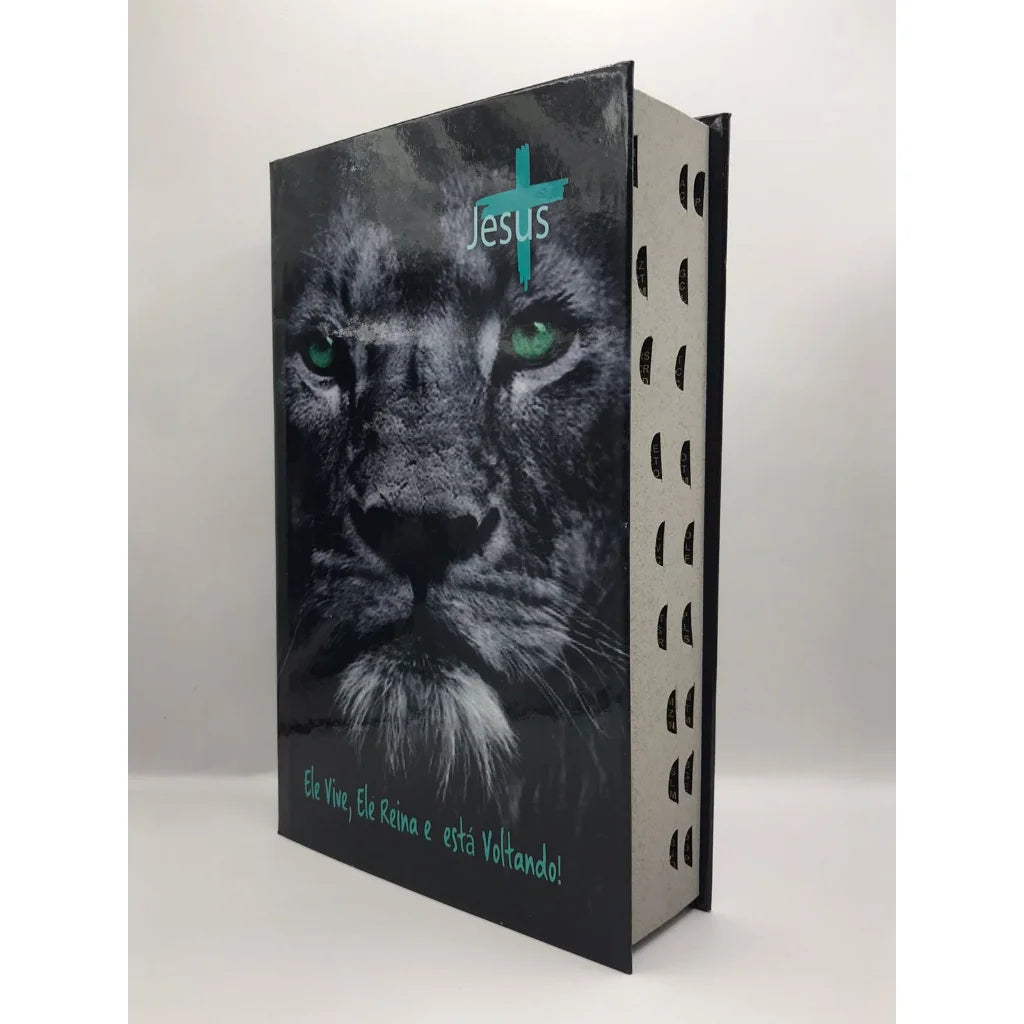 Bíblia Sagrada com Capa de Leão Kaypestore 