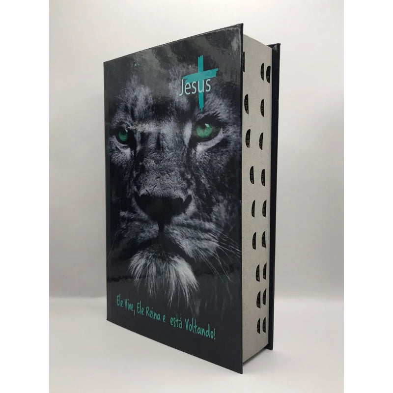 Bíblia Sagrada com Capa de Leão Kaypestore 