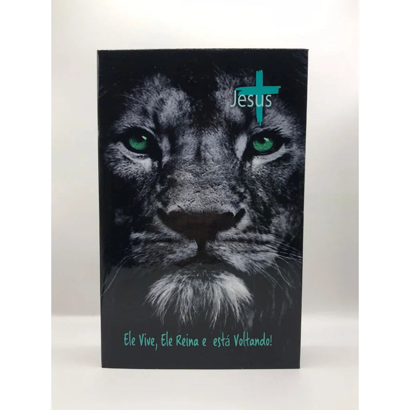 Bíblia Sagrada com Capa de Leão Kaypestore 