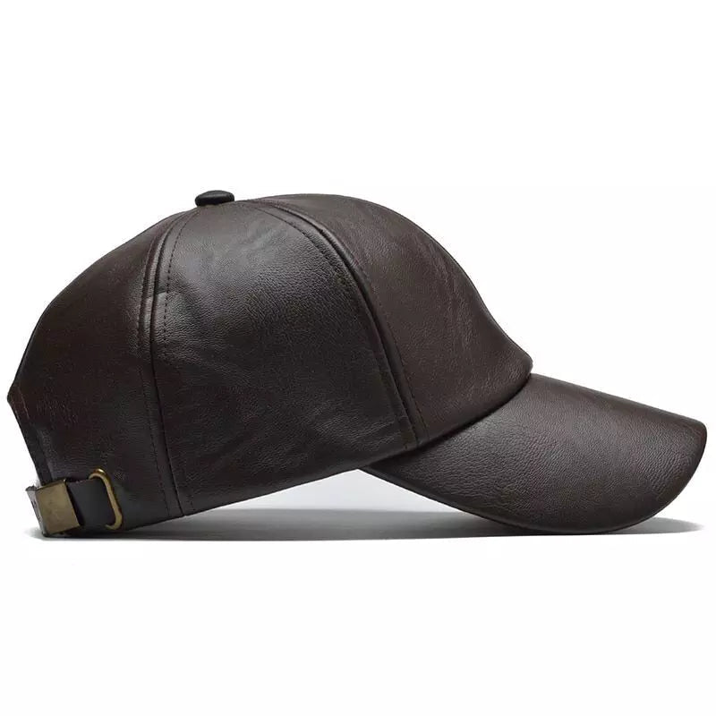 Boné Aba Curva em Couro: A Elegância que Define seu Estilo MDM016 Kaypestore 