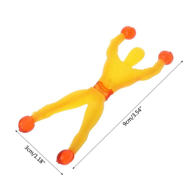 Boneco Homem Aranha Alpinista - Gruda e Escala Paredes - Kit com 6 Bonecos Kaypestore 