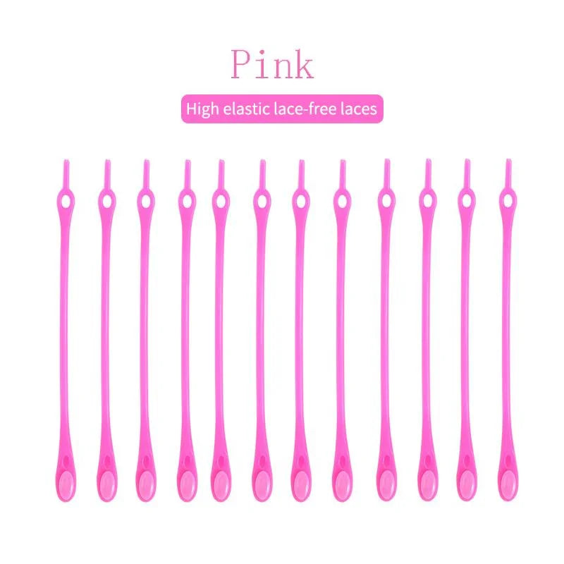Cadarço Mágico de Silicone - 12 Peças Kaypestore 
