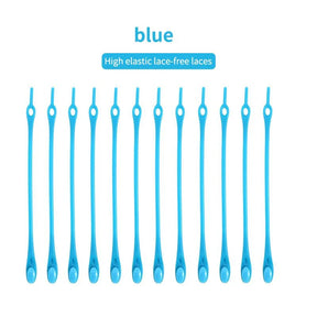 Cadarço Mágico de Silicone - 12 Peças Kaypestore 