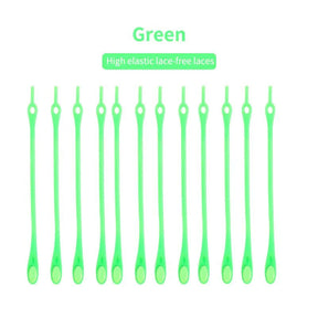 Cadarço Mágico de Silicone - 12 Peças Kaypestore 