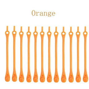 Cadarço Mágico de Silicone - 12 Peças Kaypestore 