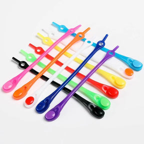 Cadarço Mágico de Silicone - 12 Peças Kaypestore 