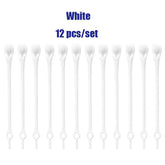 Cadarço Mágico de Silicone - 12 Peças Kaypestore Branco 
