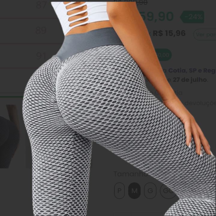 Calça Legging Levanta Bumbum 3D- Original MDF001 / FIT Kaypestore 