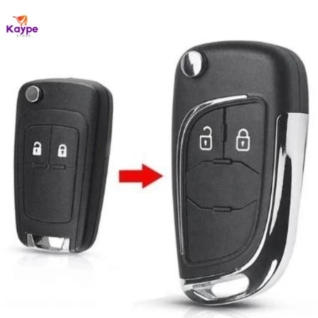Carcaça Chave Canivete Onix Spin Cruze Cobalt - 3 Botões Kaypestore 