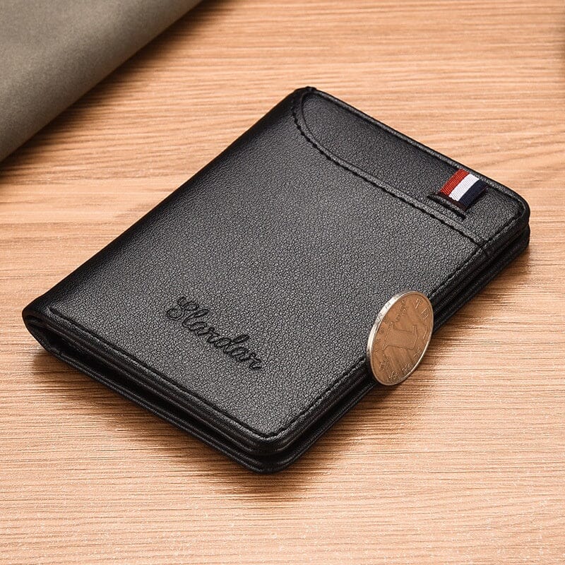 Carteira Slim Confidence - Carteira Masculina de Couro com Dispositivo Anti-Roubo (EM PROMOÇÃO) MDM002 Kaypestore 