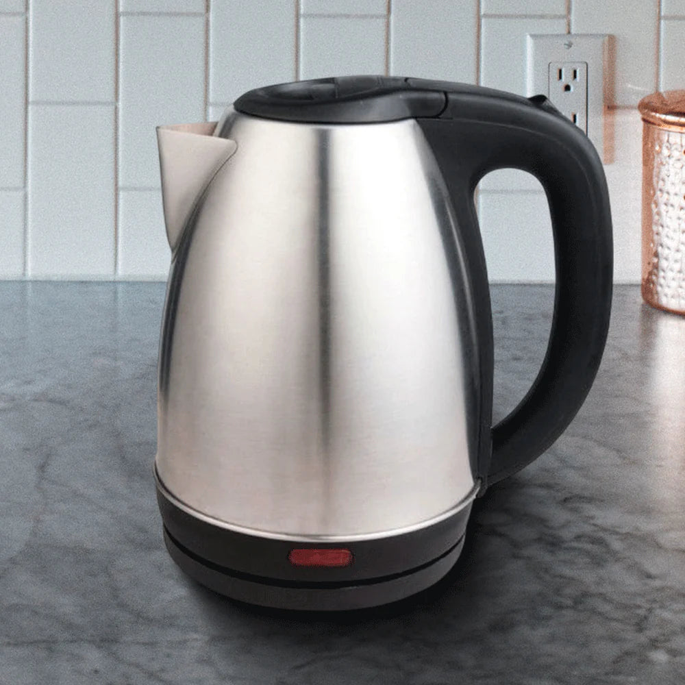 Chaleira Elétrica Inox - 1.8 L: Economize Tempo na Cozinha com Eficiência e Estilo! CZ031 Kaypestore 