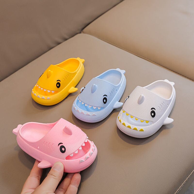 Chinelo / Sandália Nuvem Infantil de Tubarão Anti Derrapante calin004 Kaypestore 