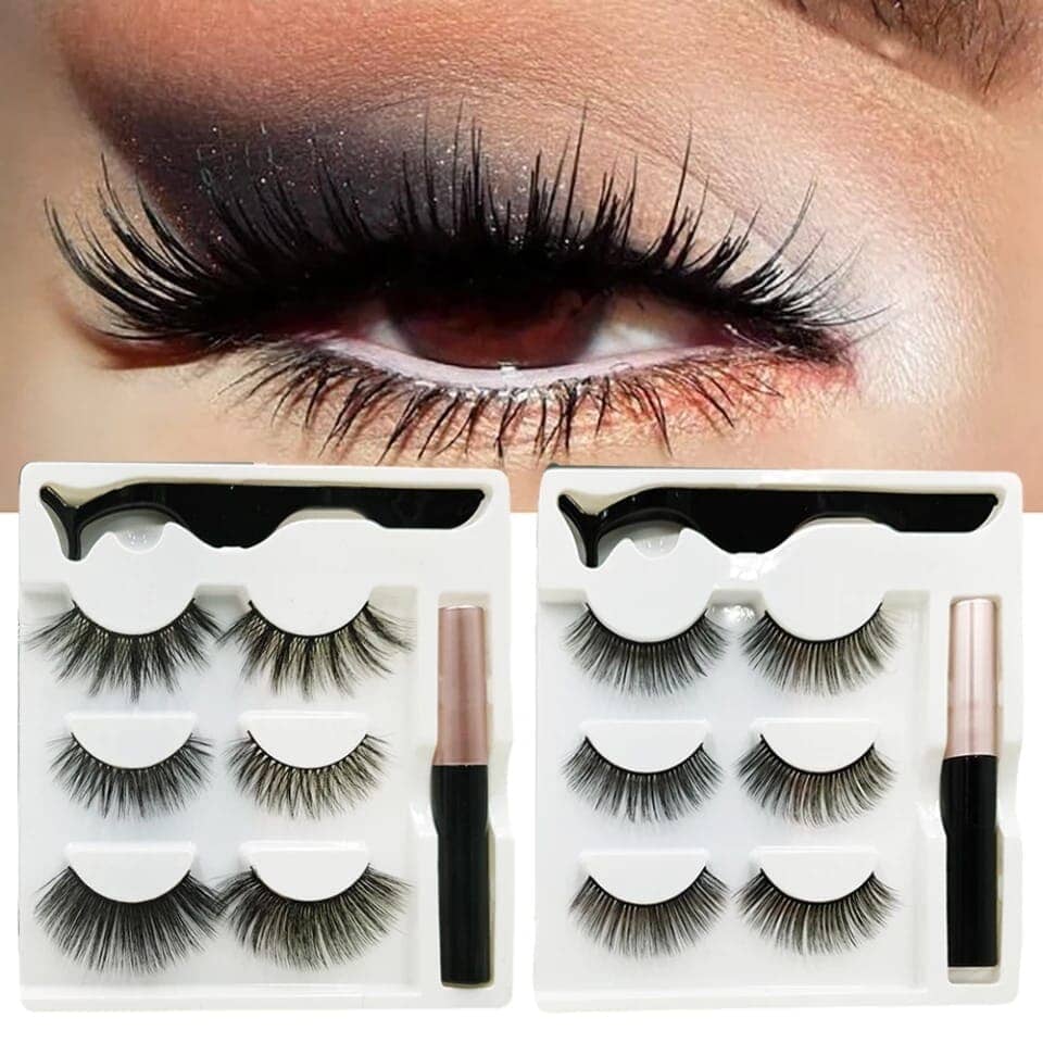 Cílios Magnético Original Importado + Delineador - Reutilizável e a Prova D'água - BeautyLashes Kaypestore 