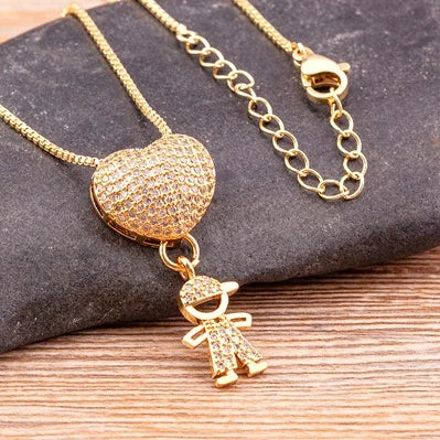 Colar Premium "Amor de Mãe" Kaypestore 1 Menino 