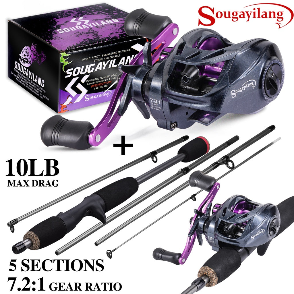 Conjunto Completo De Vara De Pesca Com Carretel Kaypestore 