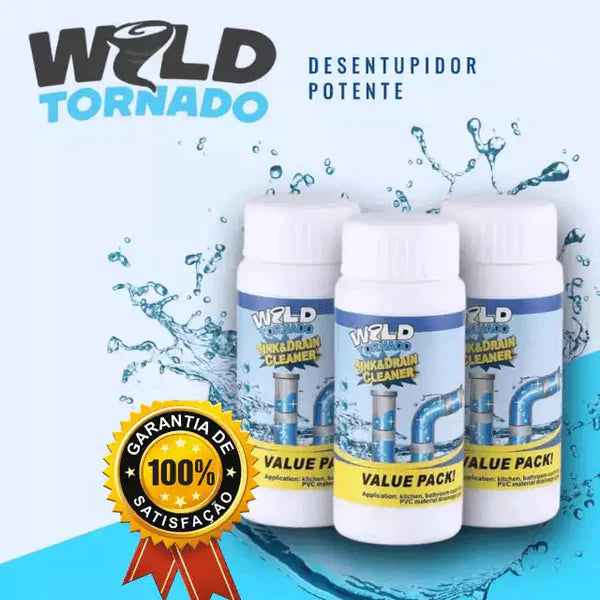 Desentox Wild Tornado Original - Desentupidor Poderoso de Ralos e Pia Kaypestore 
