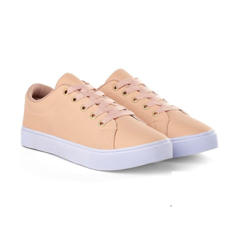 Elegance - Tênis Ortopédico com Redução de Impacto CAL003 Kaypestore Nude 34 