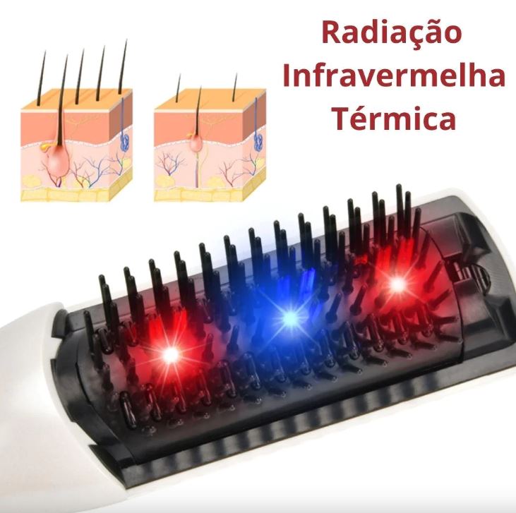 Escova de Cabelo Antiqueda - Tratamento Capilar a Laser BL004 Kaypestore 