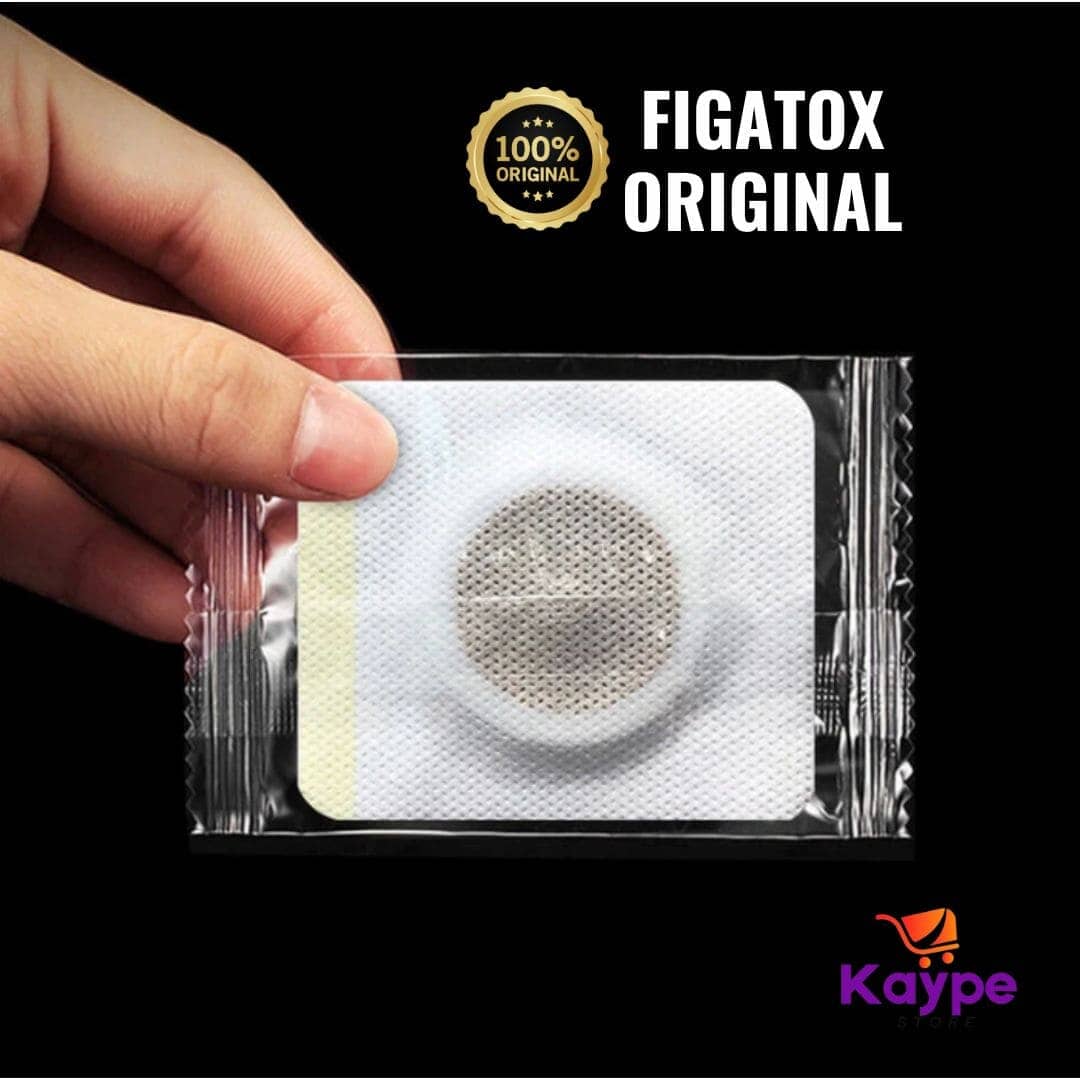 Figatox SlimPatch Original - Adesivo que Elimina toda a Gordura do seu Fígado + Ganhe Brinde Kaypestore 