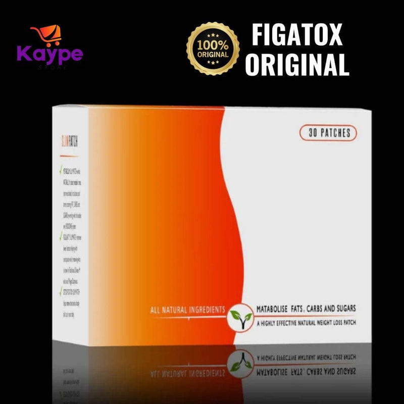 Figatox SlimPatch Original - Adesivo que Elimina toda a Gordura do seu Fígado + Ganhe Brinde Kaypestore 