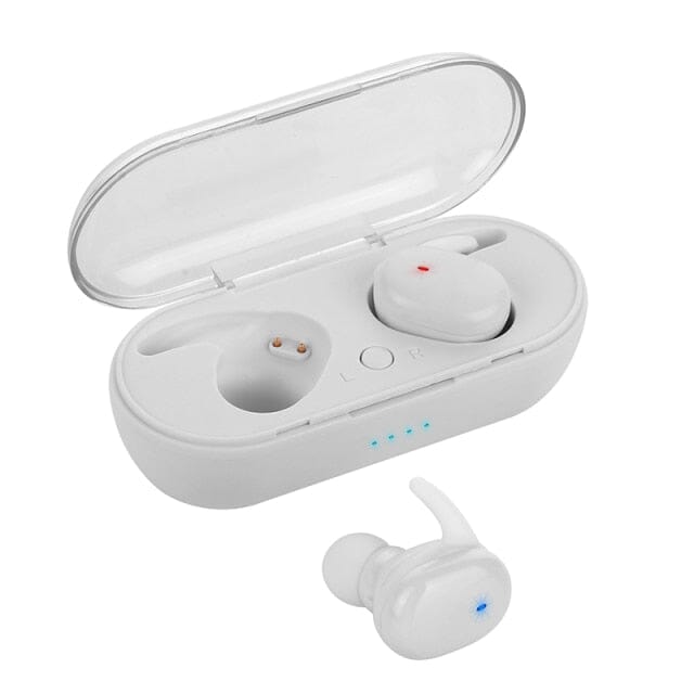 Fone de Ouvido Y30 Bluetooth - Frete Gratis + 30% OFF TC002 Kaypestore Branco 