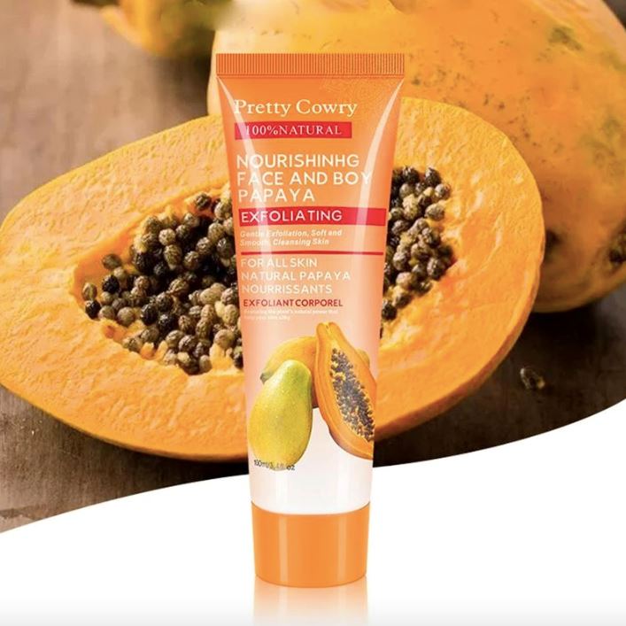 Gel Para Esfoliação e Clareamento Natural da Virilha, Axila e Rosto Com Extrato de Mamão Papaya - Skinetic BL031 Kaypestore 