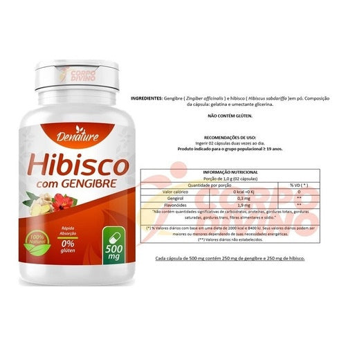 Hibisco com Gengibre Kaypestore 