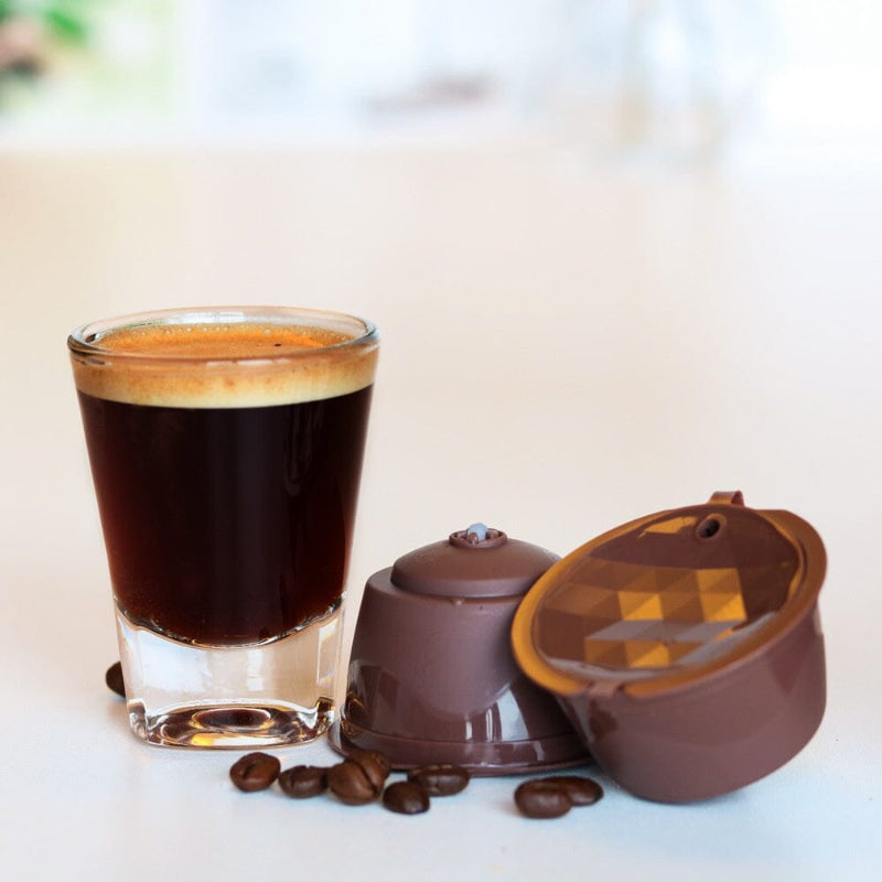Kit 3 Cápsulas Reutilizáveis + Dosador + Pincel - Dolce Gusto CZ025 Kaypestore 