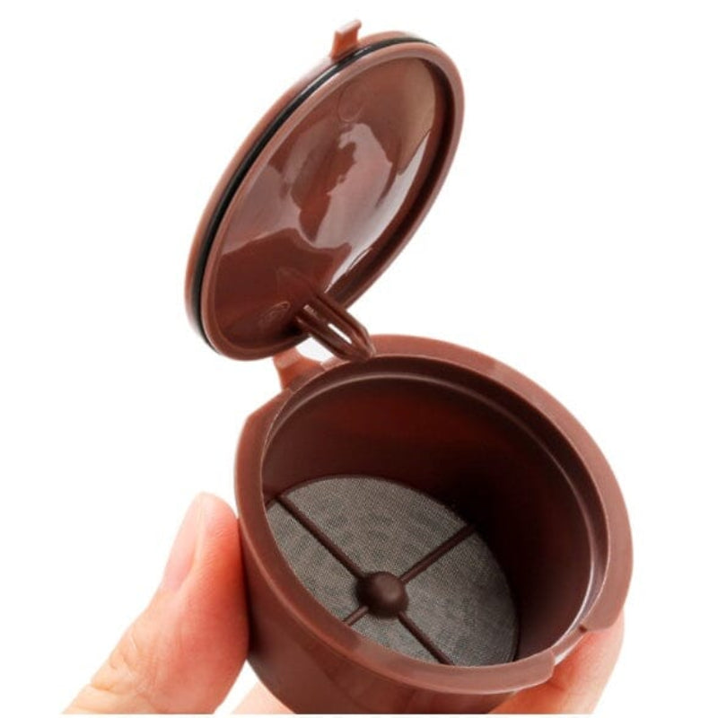 Kit 3 Cápsulas Reutilizáveis + Dosador + Pincel - Dolce Gusto CZ025 Kaypestore 