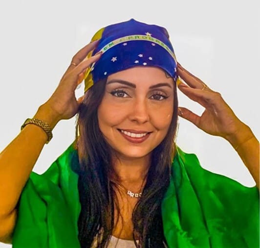 Kit Bandanas/Lenço Brasil Torcida Copa do Mundo COPA012 Kaypestore 