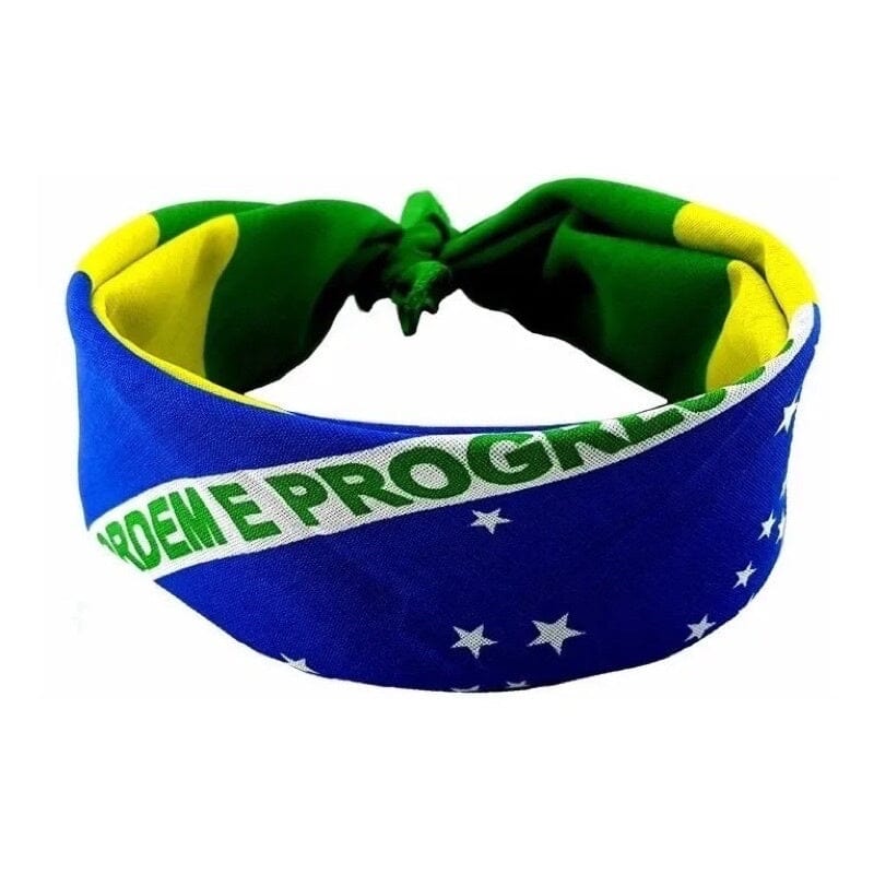 Kit Bandanas/Lenço Brasil Torcida Copa do Mundo COPA012 Kaypestore 