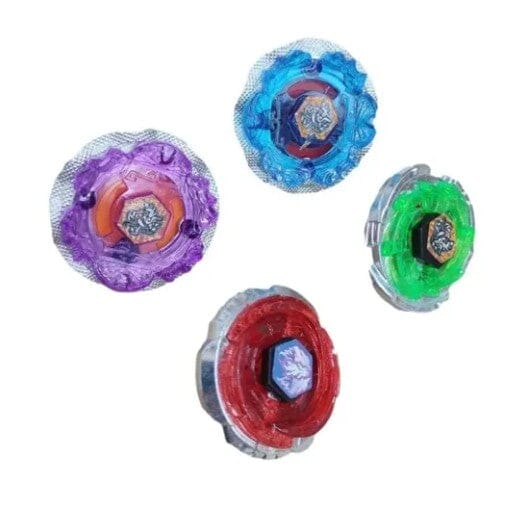 Kit BeyBlade - 2 Beyblade de Metal + lançador + Arena BRQ001 Kaypestore 