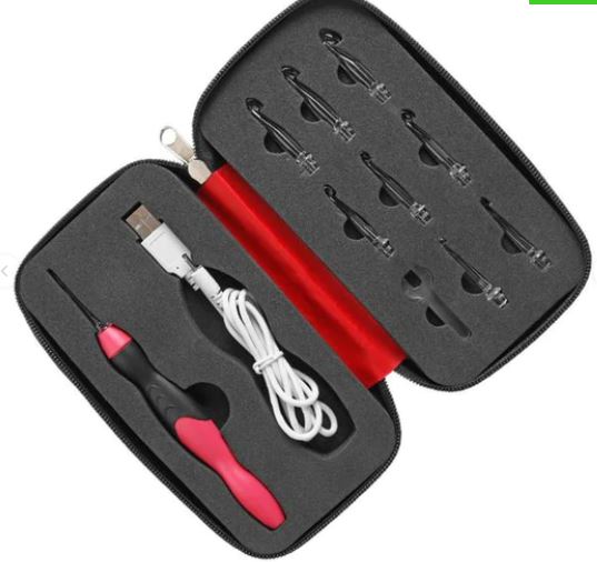 Kit c/ 9 Agulhas de Crochê de LED-Smart Needle ACES002 Kaypestore 